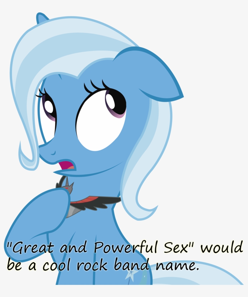 Band Name, Insane Pony Thread, Safe, Trixie - Cartoon, transparent png