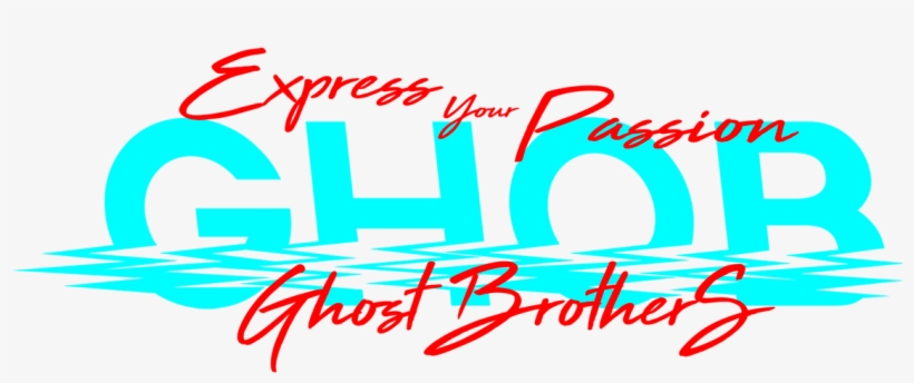 Ghost Bros Full Logos 2 - Calligraphy, transparent png