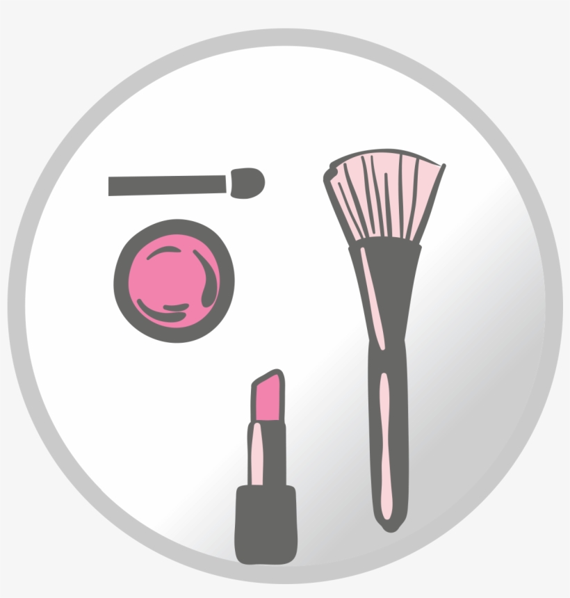 Glamour Secrets Beauty Bar Cosmetics Icon - Makeup Brushes, transparent png