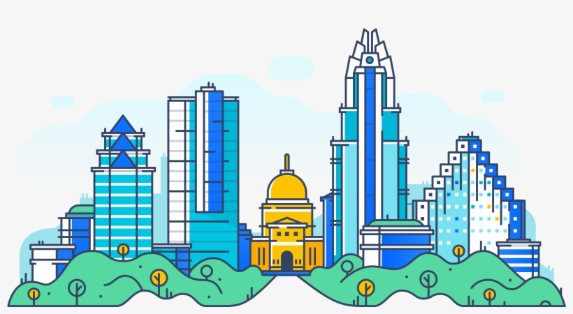 The Austin Skyline - Austin Skyline Transparent, transparent png
