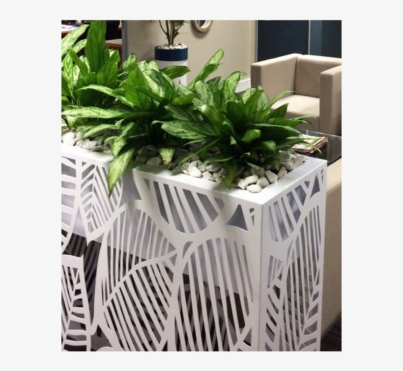 Metallic Botanics Abstract Trough - Flowerpot, transparent png