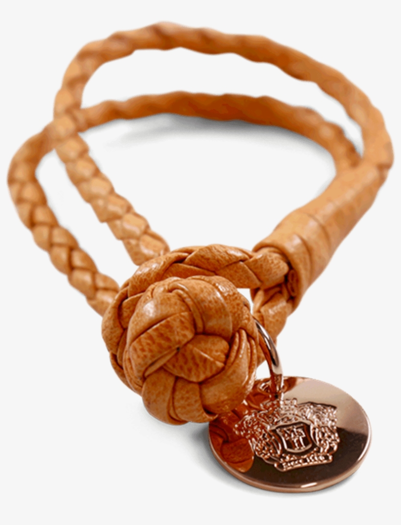 Bracelets Caro 1 Woven Light Orange Accessory Rose - Bead, transparent png