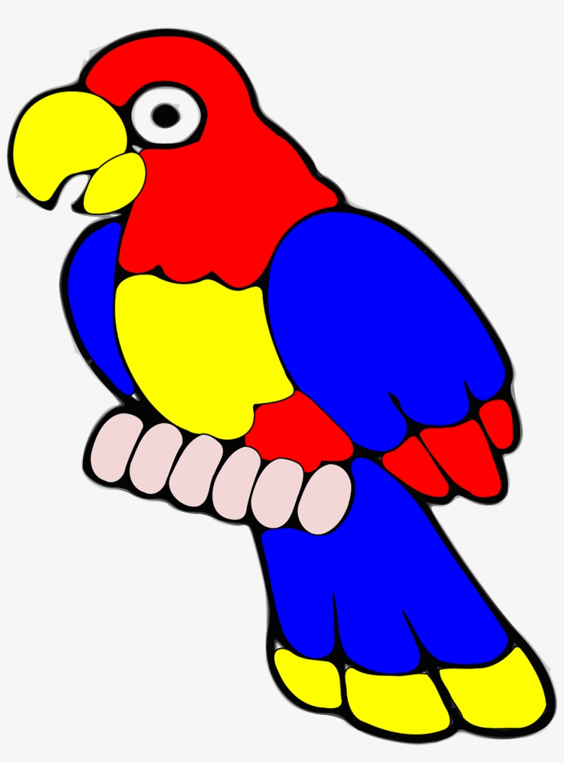 Cockatoo Clipart Blue - Tropical Bird Free Clipart, transparent png
