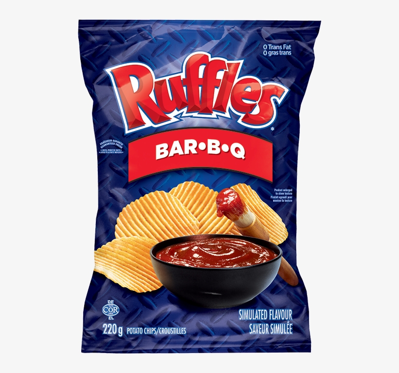 Ruffles® Bar‑b‑q - Ruffles Bbq Chips, transparent png