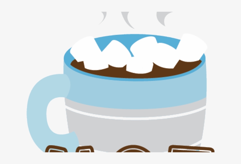 Hot Chocolate Clipart Winter - Cute Hot Chocolate Clipart, transparent png