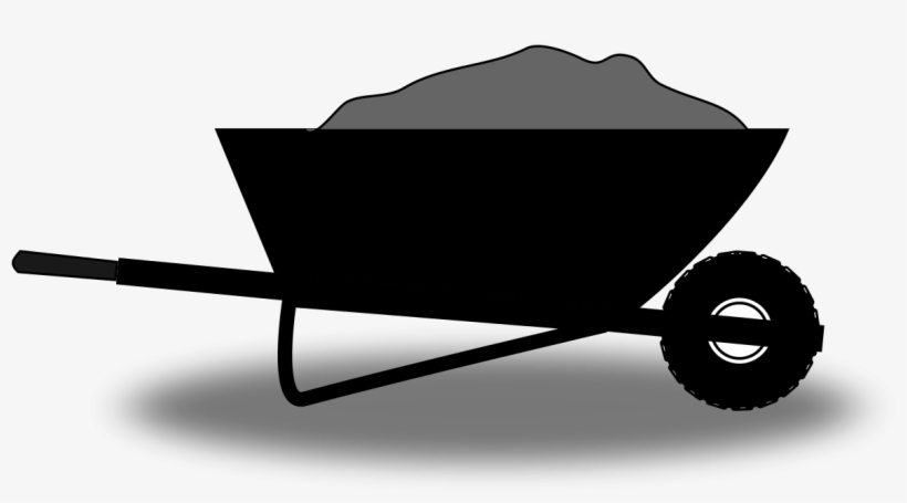 Royalty Free Wheelbarrow Clipart - Wheelbarrow Clipart, transparent png