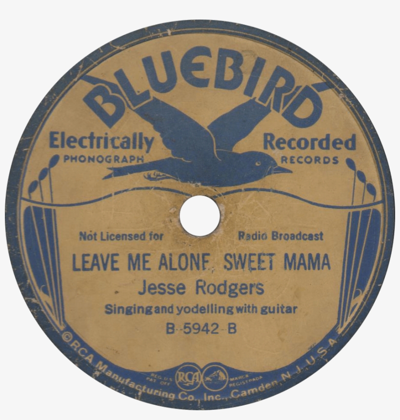 Leave Me Alone, Sweet Mama, Recorded January 28, 1935 - Bluebird Records, transparent png
