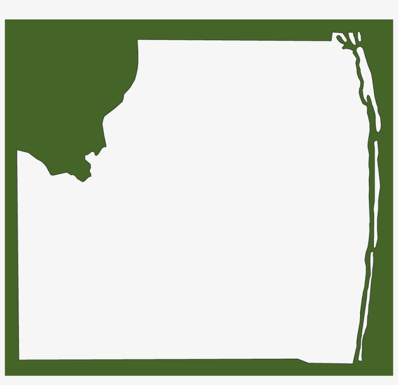 A Plain Frame Map Of Palm Beach, transparent png