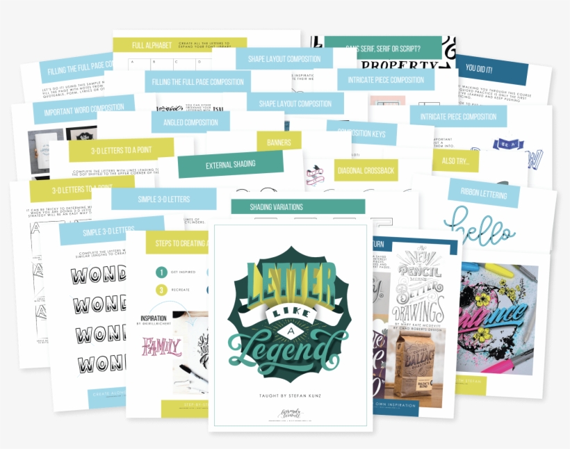 Letter Like A Legend Course Package Image - Poster, transparent png