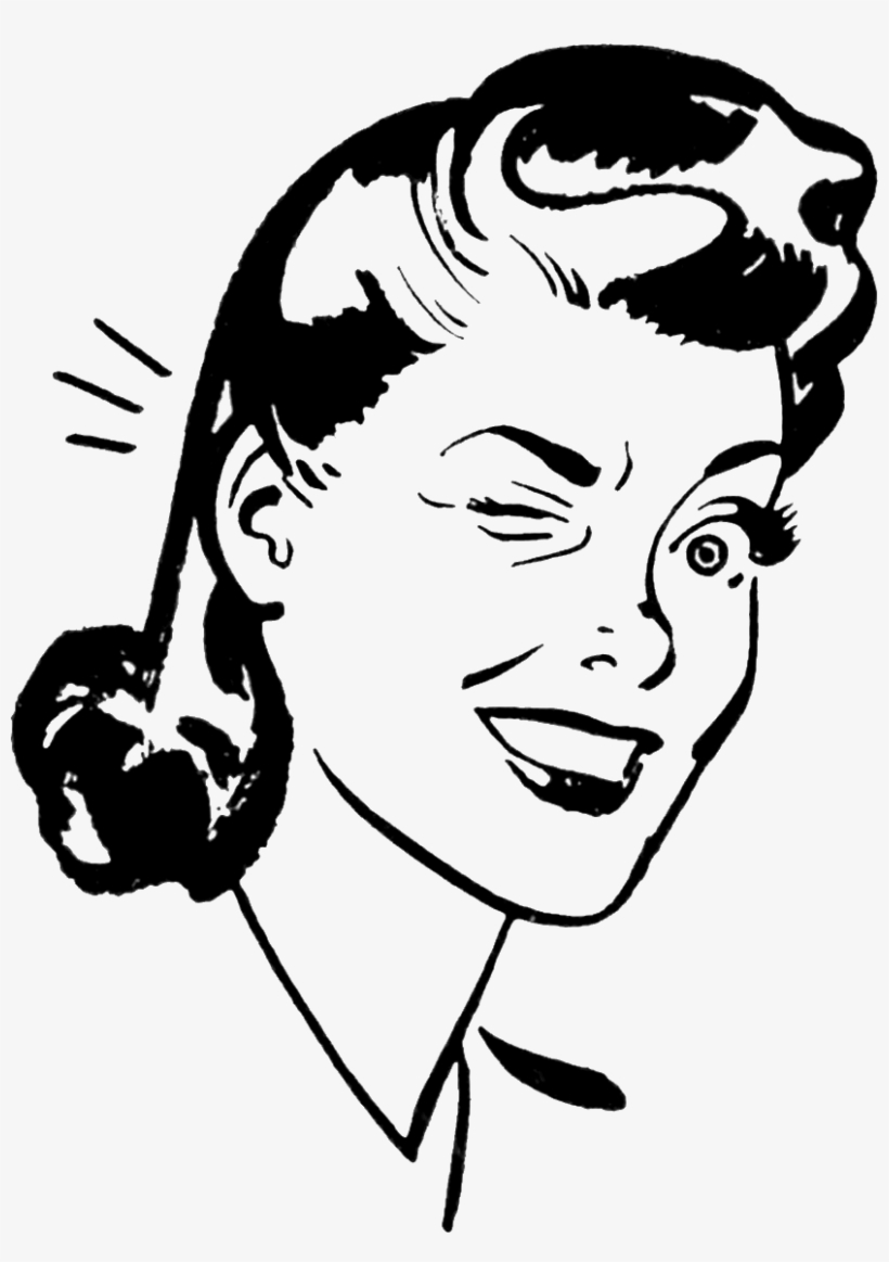Post 12287 0 16104600 1456488975 Thumb - Wink Clipart Black And White, transparent png