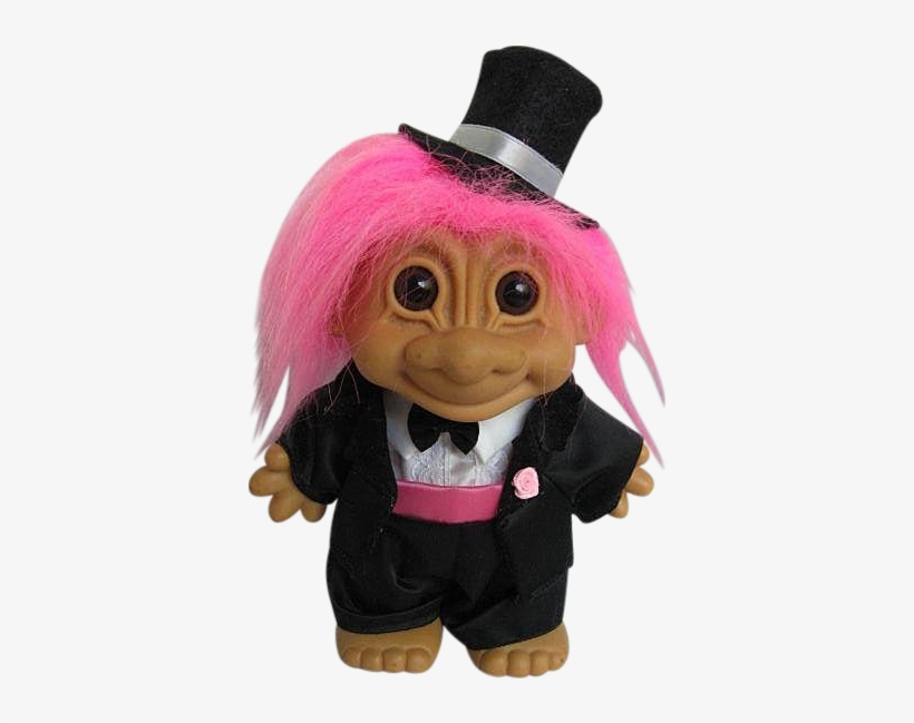 Troll Groom Or Best Man Collectible Doll Made By Russ - Groom Troll, transparent png