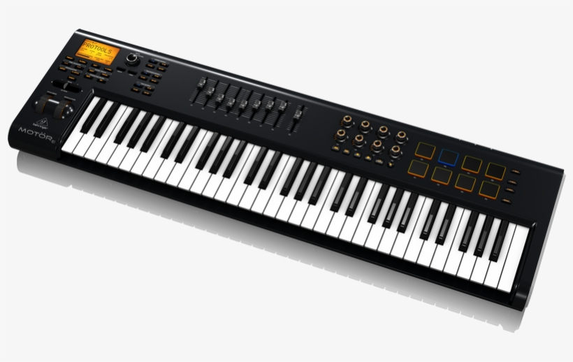 Behringer Motor61 61 Key Usb/midi Master Controller - Arp Omni Vst, transparent png