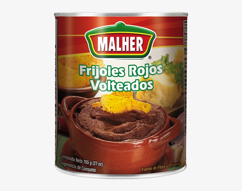 Malher Frijoles Rojos Refritos 12/27 Oz - Gosht, transparent png