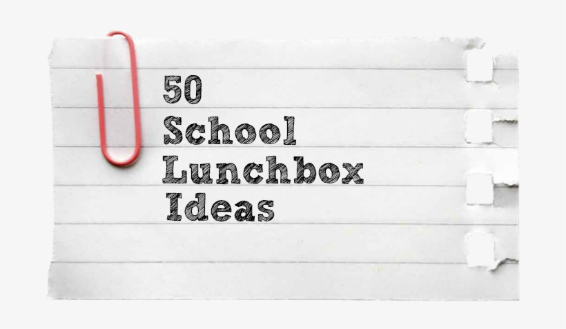 50 Back To School Lunch Ideas - Nieuwe Leden Gezocht, transparent png