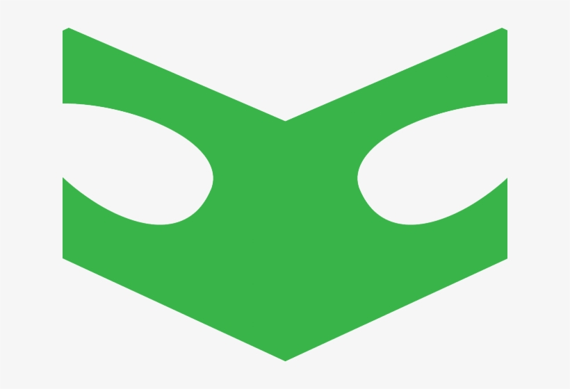 Mask Clipart Green Lantern - Template For Green Lantern Mask, transparent png