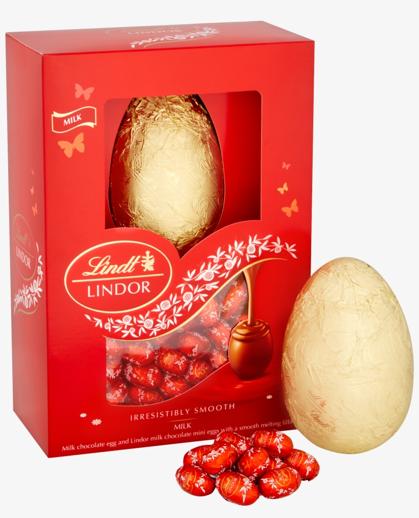 Lindt Lindor Shell Egg Milk 215g - Lindt, transparent png