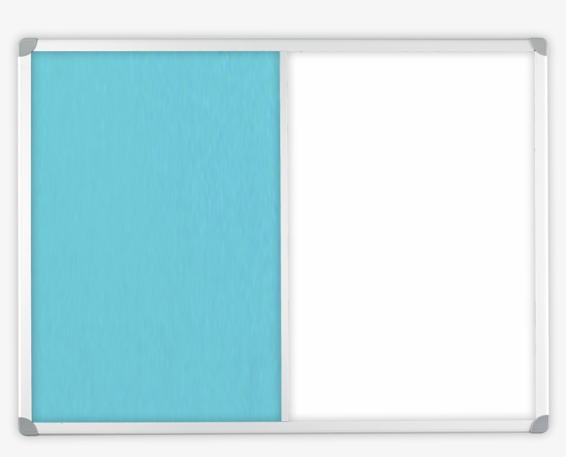 White And Turquoise Combi Board - Display Device, transparent png