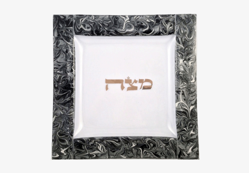 Silver Swirls Matzah Plate - Picture Frame, transparent png