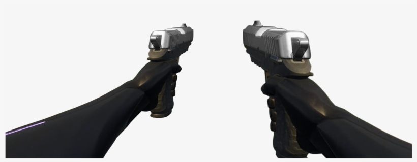 Two Types Of Dual Pistols First Person Angles Free - Assault Rifle, transparent png
