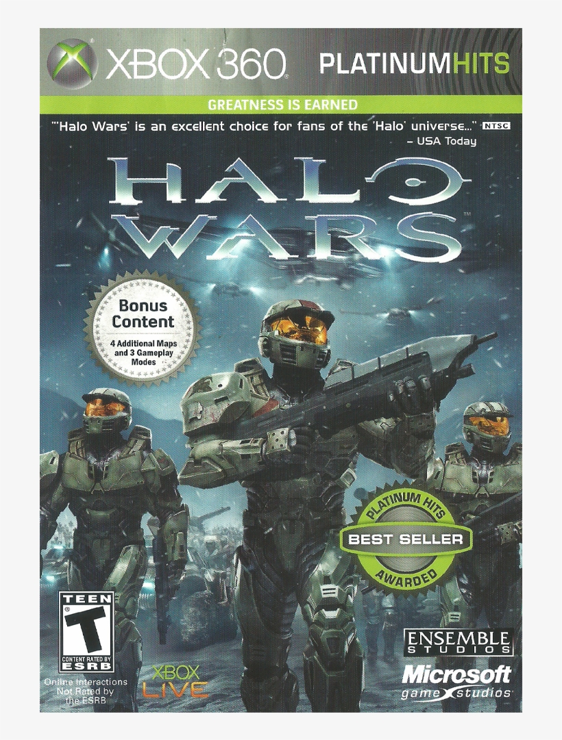 Halo Wars Plat Front - Halo Wars Xbox 360, transparent png