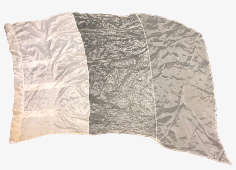 23 White/iridescent Flags Poly China/lame Good Condition - Lace, transparent png