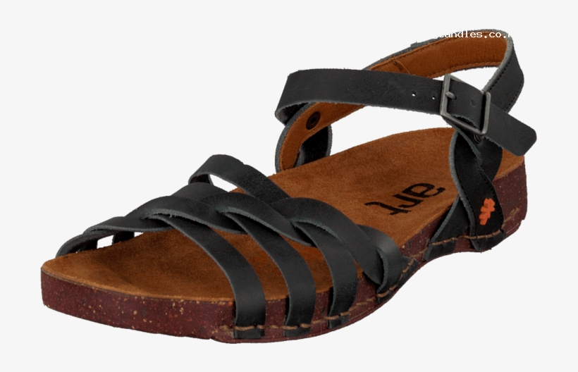 Art I Breathe 976 Black 49855-00 Womens Leather Rubber - Fisherman Sandal, transparent png
