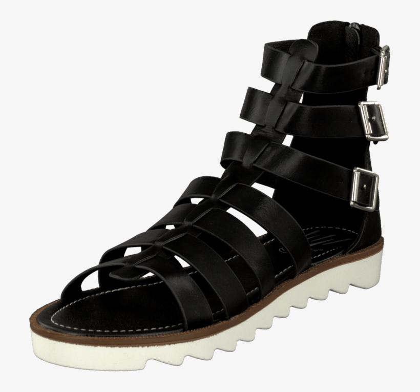 Wildflower Risa Black 50412-01 Womens Synthetic Rubber - Fisherman Sandal, transparent png
