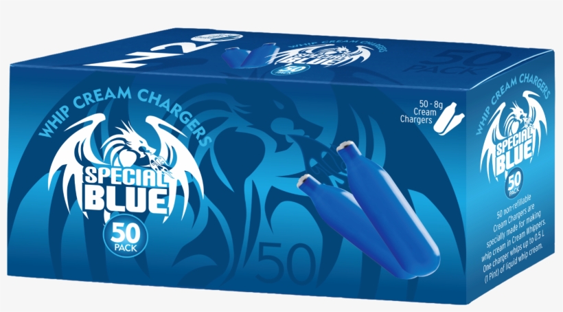 Norton Secured - Special Blue Whip Cream Chargers, transparent png