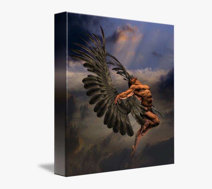 Male Angel By Antinopolis - Male Angel Flying, transparent png