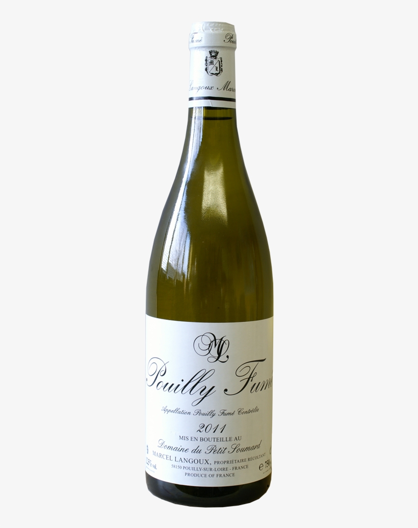 Petit Soumard Pouilly Fume - Glass Bottle, transparent png