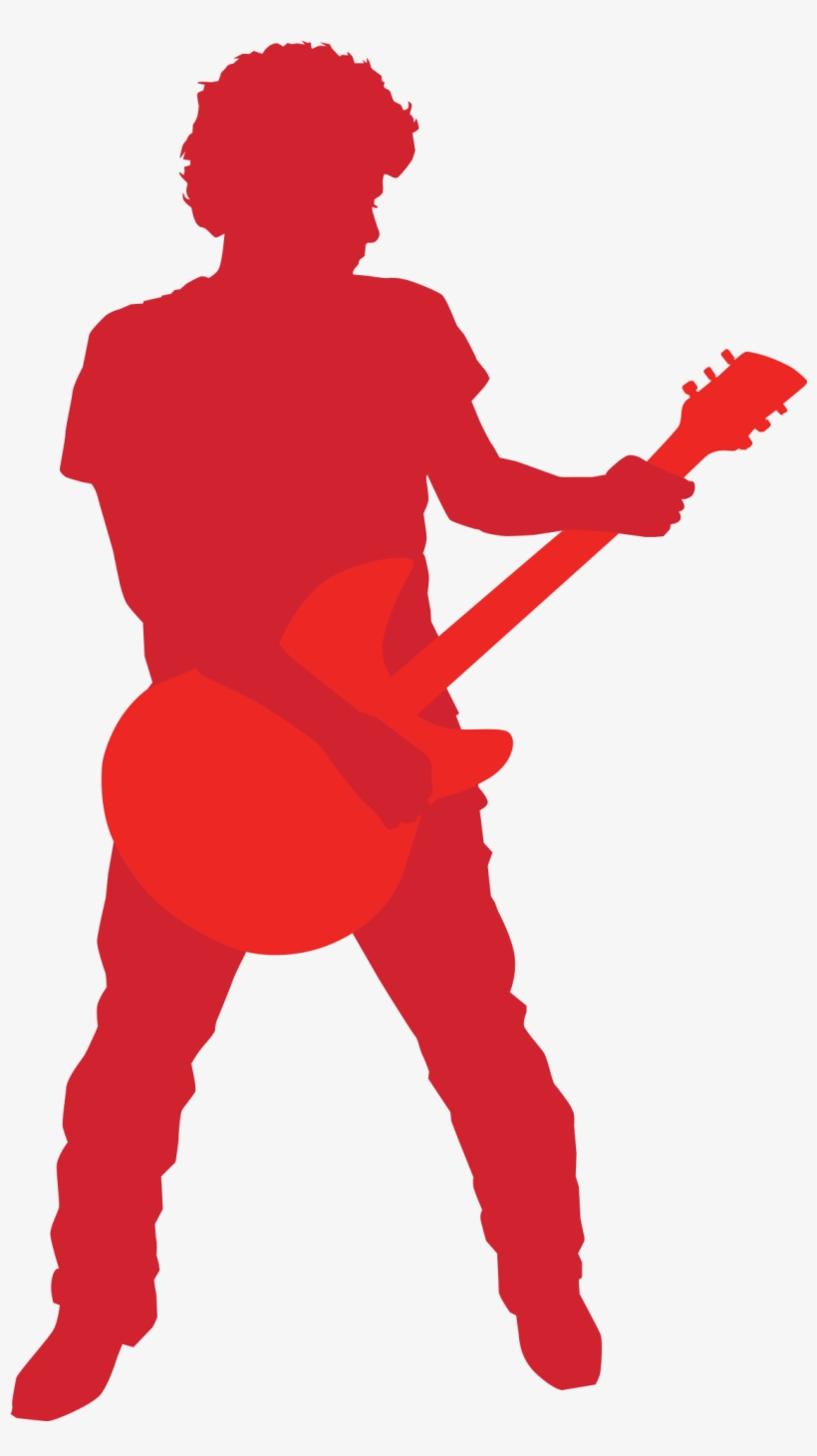 Level - Guitarist Silhouette, transparent png