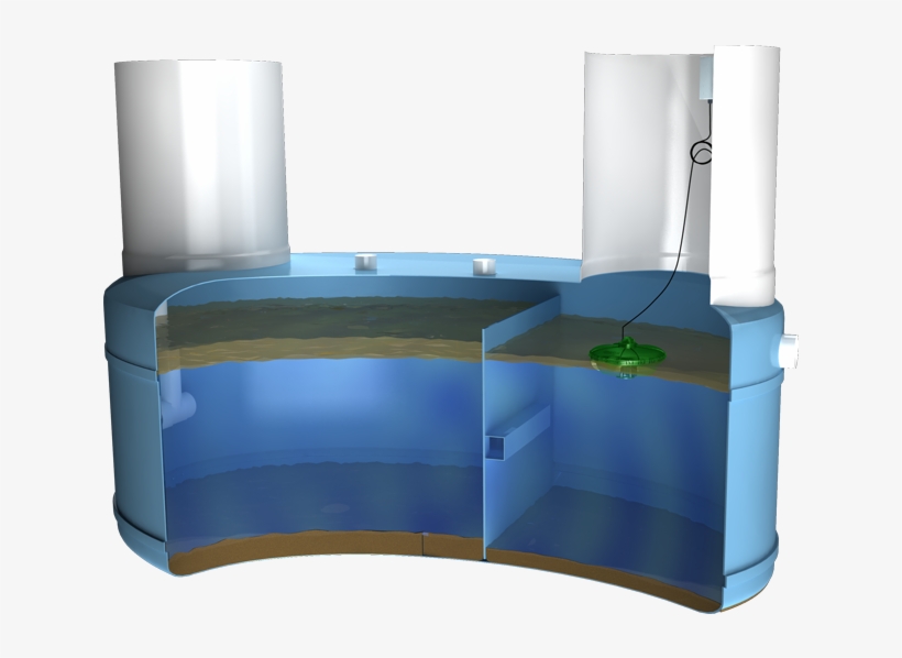 Cross Section Of A Grease Interceptor With The Fog Chair 700x587