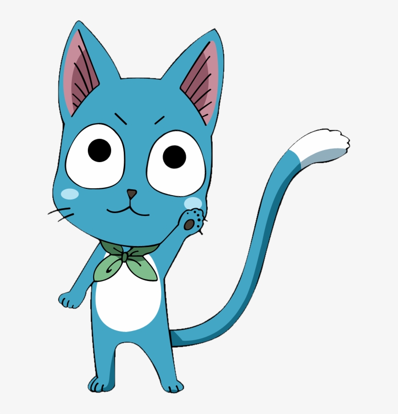 Happy - - Happy Fairy Tail Chibi, transparent png