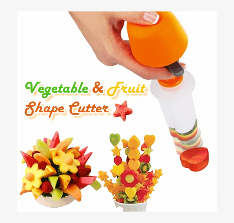 Vegetable & Fruit Shape Pop Cutter - Vegetable, transparent png