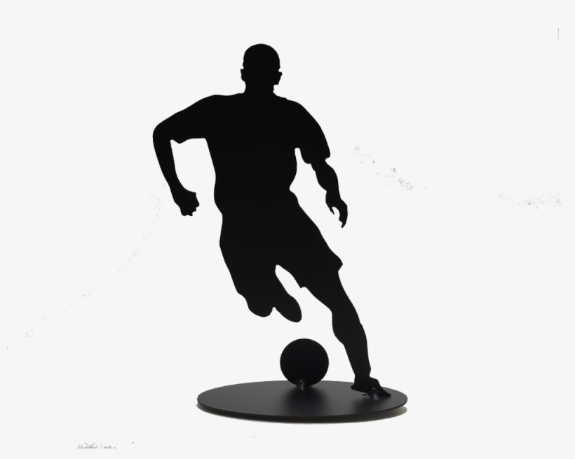 Soccer Player - Male - Metal Art - Made In Canada Gifts - Dribble Basketball, transparent png