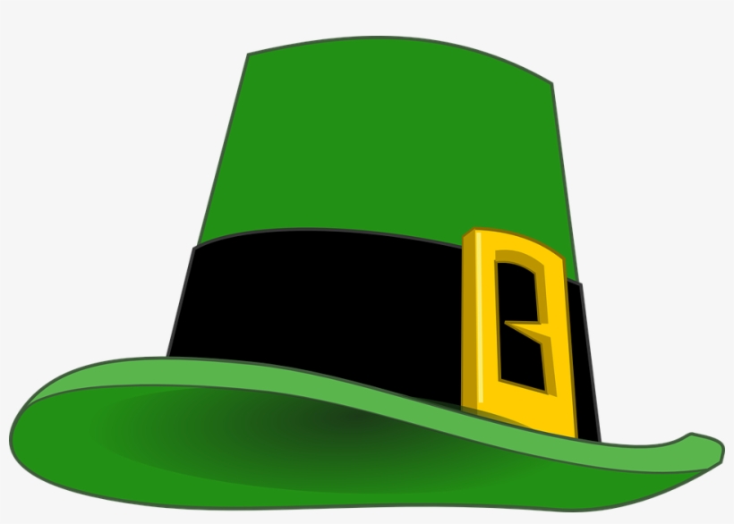 Irish Leprechaun Hat - Leprechaun Hat Clip Art, transparent png