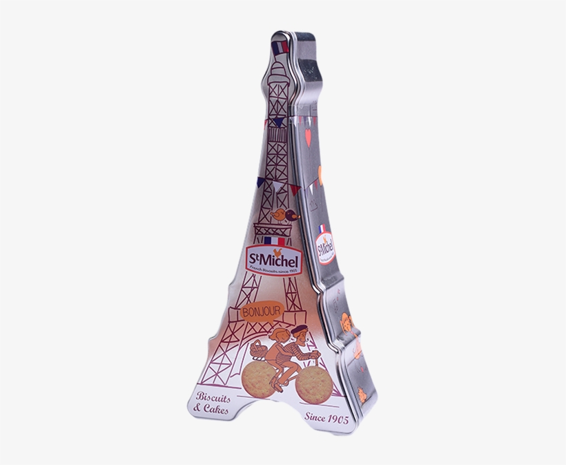 St Michel Butter Biscuits Eiffel Tower Box - Tower, transparent png