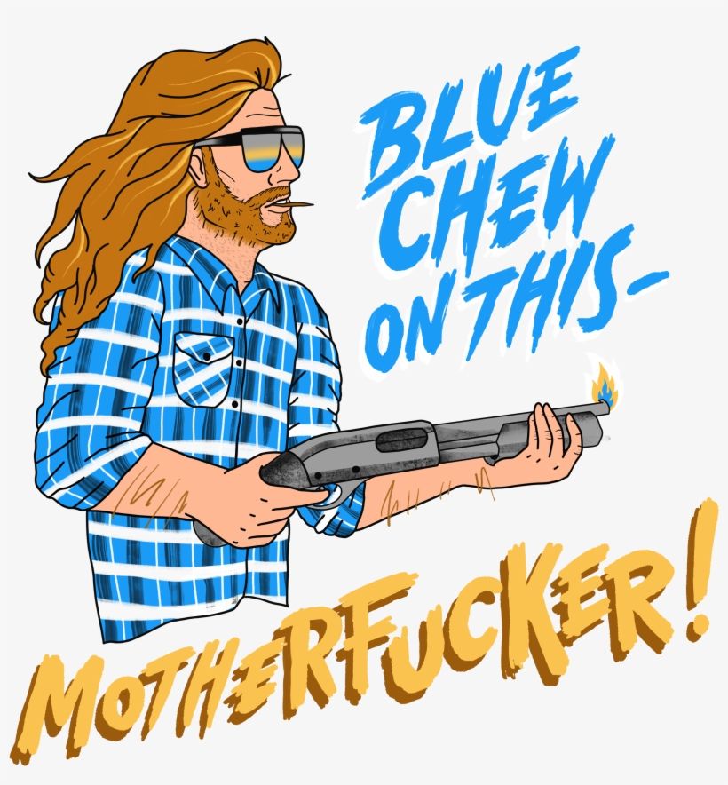Blue Chew On This - Illustration, transparent png