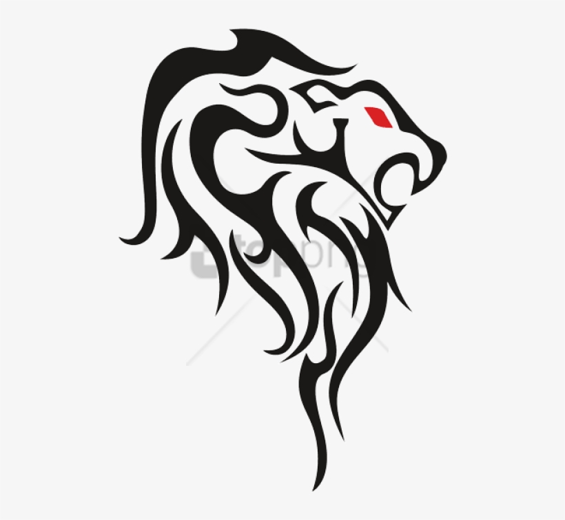 Free Png Download Leo Tribal Tattoos Drawing Png Images - Tattoo Png For Editing, transparent png