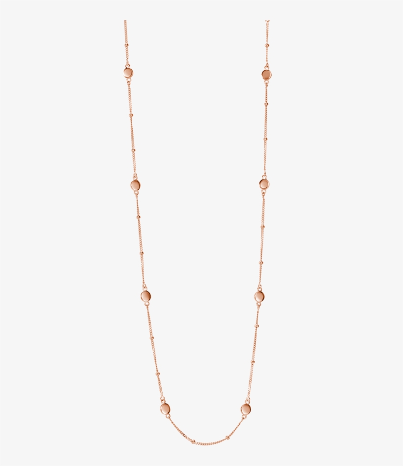 Tiny Disc Necklace Image - Necklace, transparent png