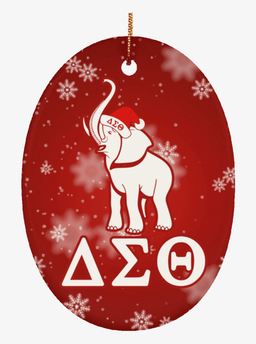 Delta Sigma Theta Oval Ornaments - Illustration, transparent png