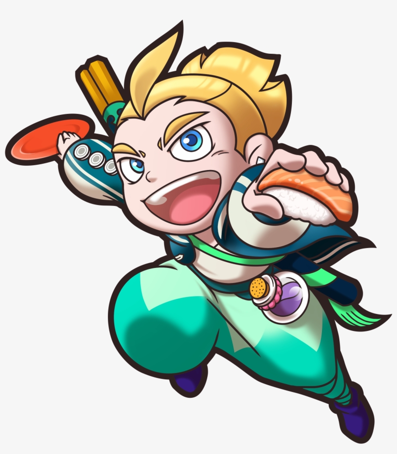 3ds E32017 Character - Sushi Striker The Way Of Sushido, transparent png