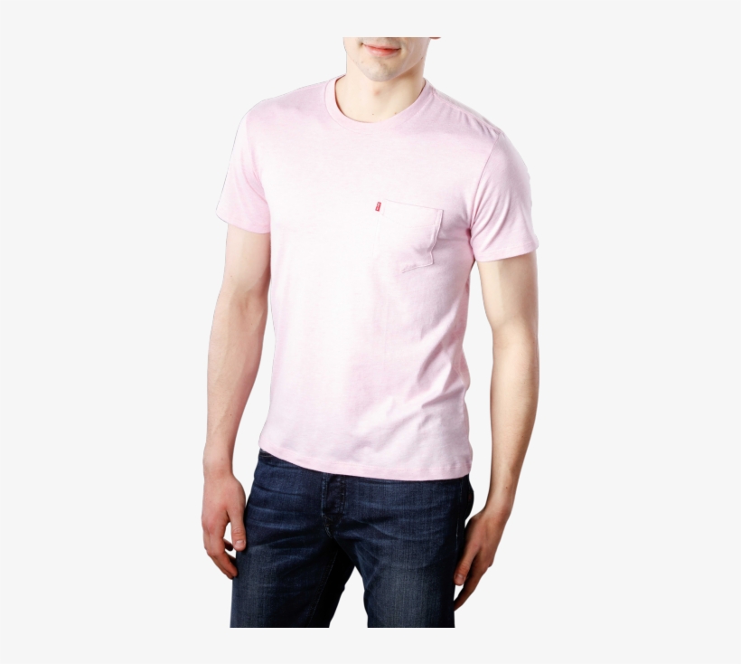 S Ss Setin Sunset Pocket T Shirt Pink Nectar Heather - Man, transparent png