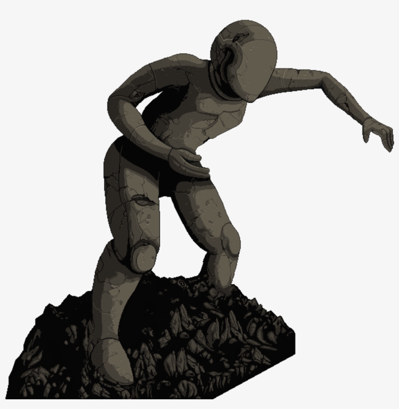 Starbound Statues, transparent png