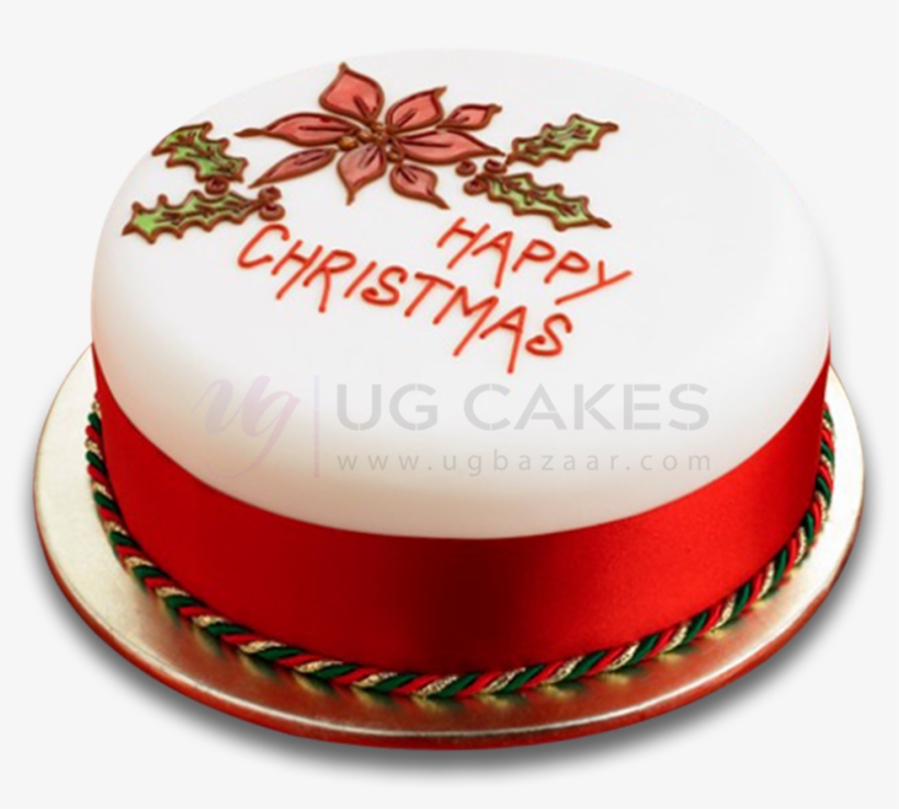 Ug Bazaar - Happy Christmas With Cake, transparent png