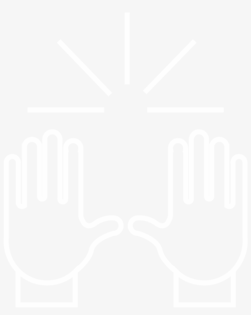 2 Praise Hands - Chevy Logo White Transparent, transparent png