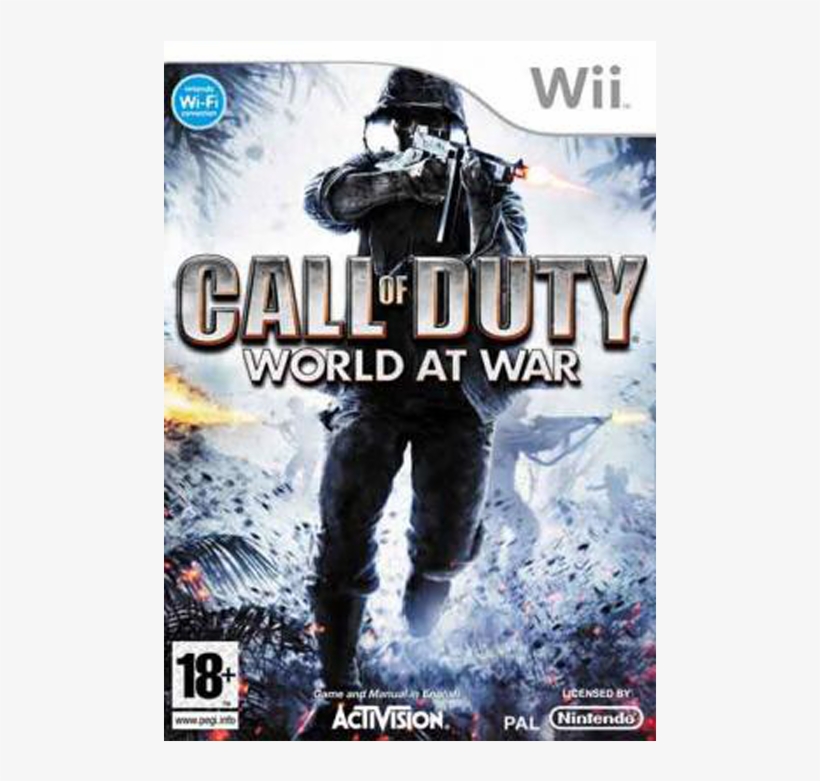 Call Of Duty World At War Online Wii, transparent png