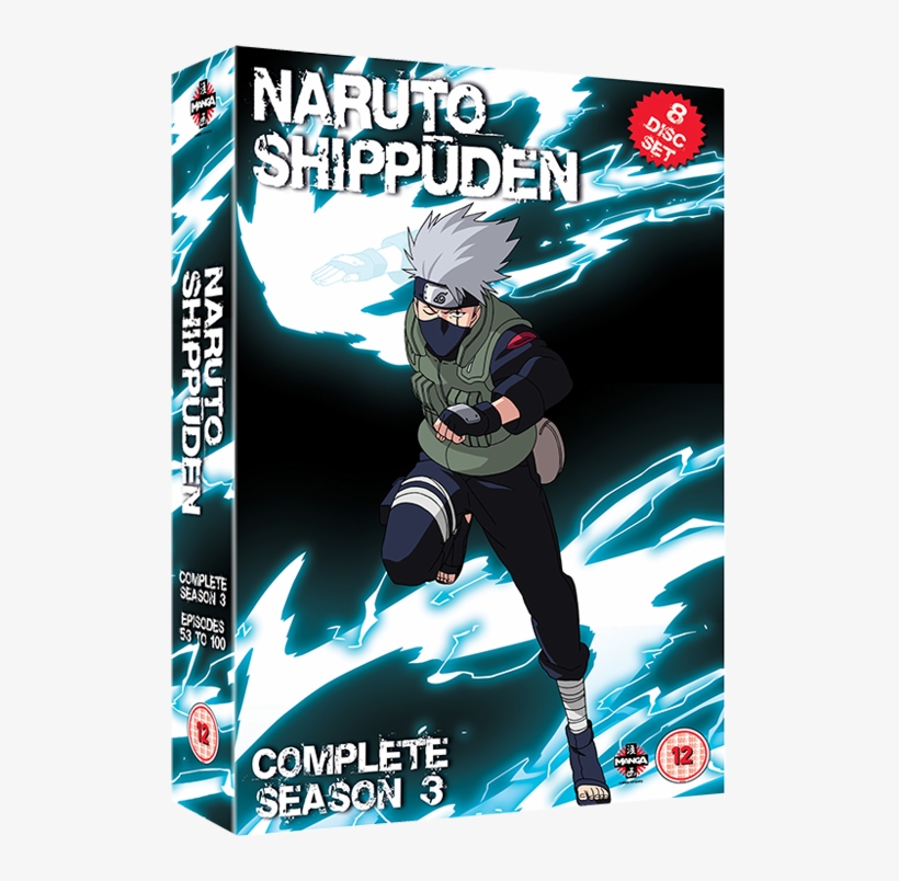 Naruto Shippuden Complete Season - Naruto Shippuden Season 3 Dvd, transparent png