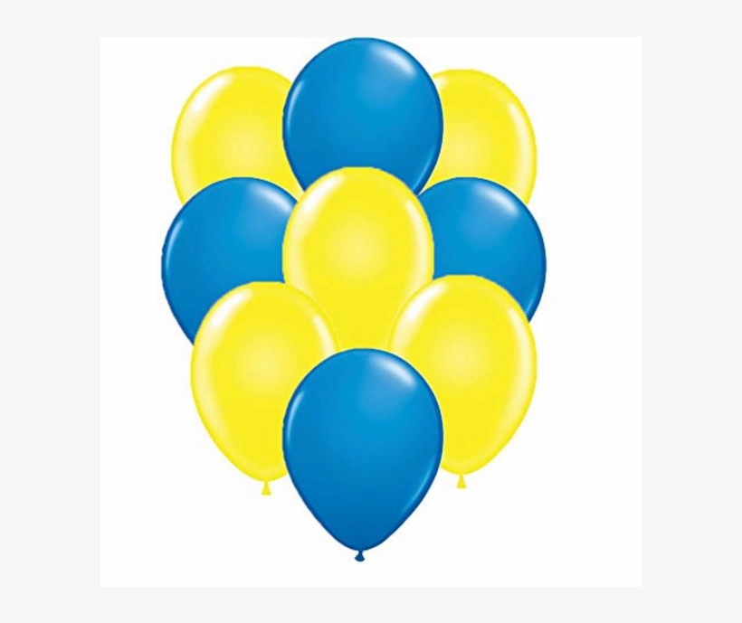 Minion Yellow And Blue Balloon-set Of - Balloon, transparent png