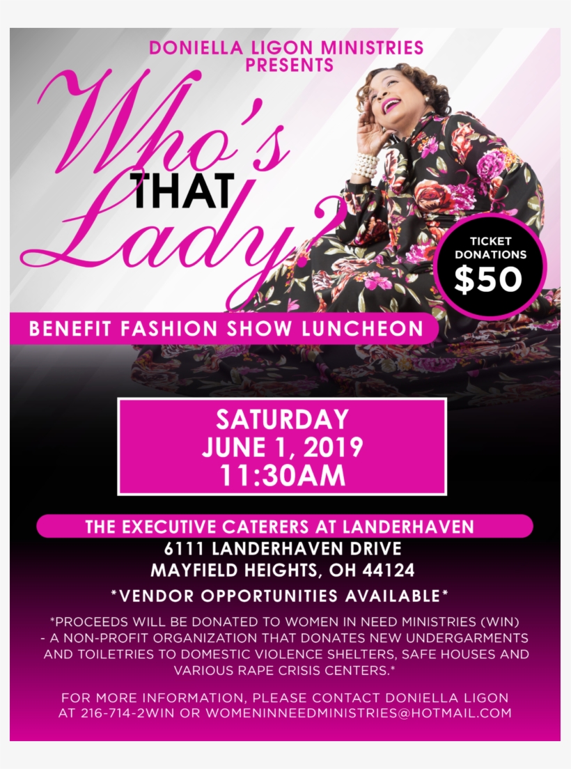 Benefit Fashion Show - Flyer, transparent png